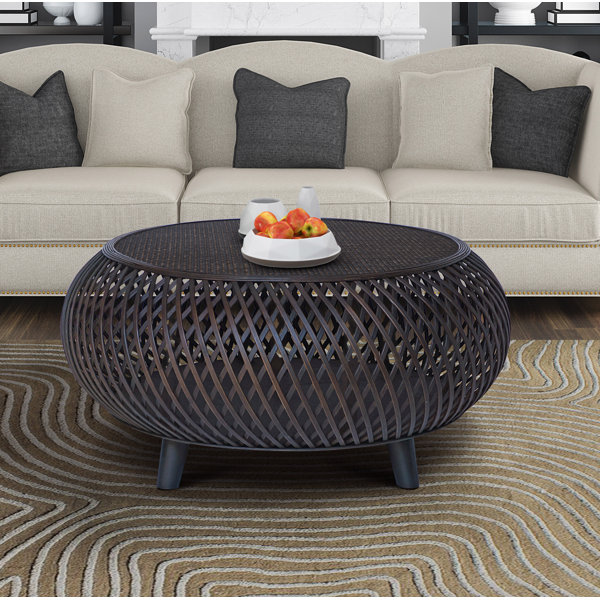 Woven Rattan Coffee Table Wayfair